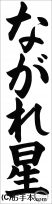 書き初め『ながれ星』 