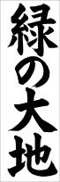 埼玉判書きぞめ『緑の大地』小６課題 